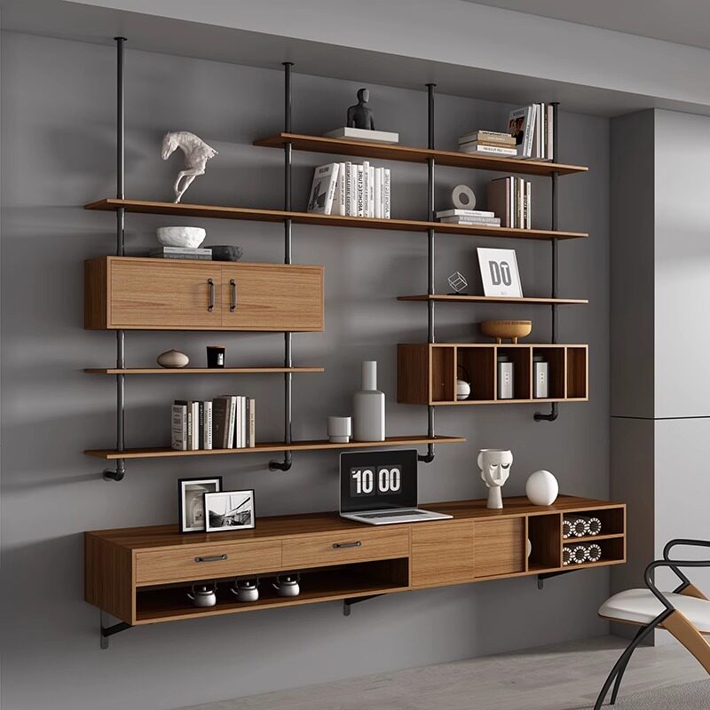 モダンな無垢材フローティングデスク イタリアのミニマリスト学 - Bedroom Furniture のレビューと価格