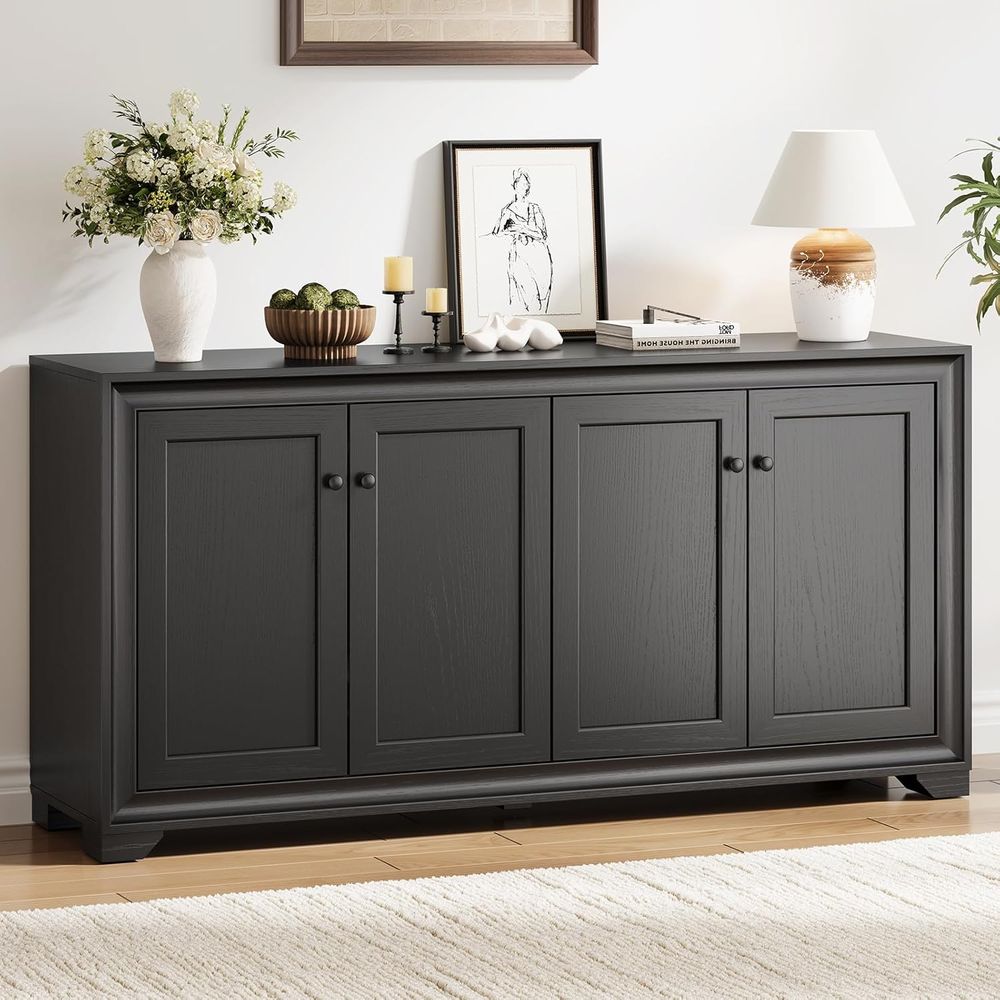 60インチの収納付きバケットキャビネット、調節可能な棚付き4 - Tables のレビューと価格