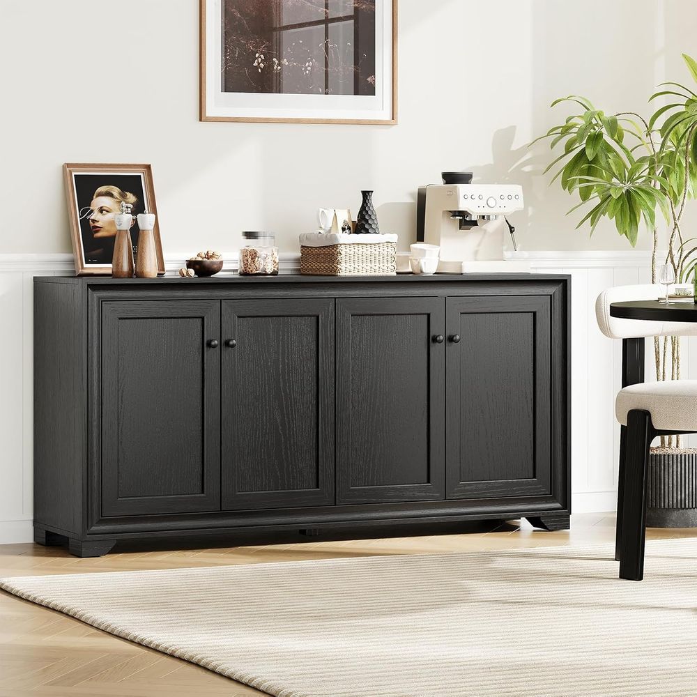 60インチの収納付きバケットキャビネット、調節可能な棚付き4 - Tables のレビューと価格