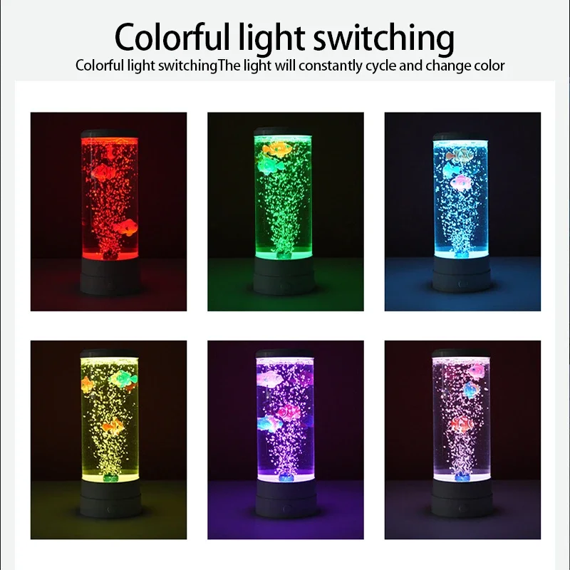 リモコン付きLEDフィッシュランプ,色が変わる装飾ライト,水 - Floating Nightstand With Led Light のレビューと価格